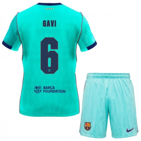 FC Barcelona Gavi 6 Matchtröjor Barn Tredje Fotbollströja 2026-27