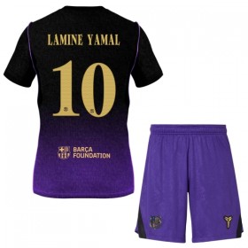 FC Barcelona Lamine Yamal 10 Matchtröjor Barn Borta Fotbollströja 2026-27