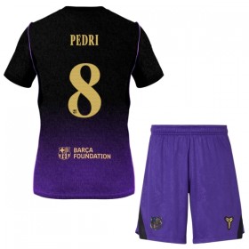 FC Barcelona Pedri 8 Matchtröjor Barn Borta Fotbollströja 2026-27