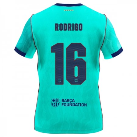 FC Barcelona Rodrigo 16 Matchtröjor Tredje Fotbollströja 2026-27 FC Barcelona Rodrigo 16 Matchtröjor Tredje Fotbollströja 2026-27