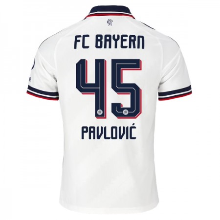 FC Bayern München Pavlovic 45 Matchtröjor Borta Fotbollströja 2026-27
