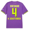 Borussia Dortmund N. Schlotterbeck 4 Matchtröjor Tredje Fotbollströja 2026-27 Borussia Dortmund N. Schlotterbeck 4 Matchtröjor Tredje Fotbollströja 2026-27