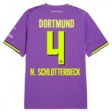 Borussia Dortmund N. Schlotterbeck 4 Matchtröjor Tredje Fotbollströja 2026-27 Borussia Dortmund N. Schlotterbeck 4 Matchtröjor Tredje Fotbollströja 2026-27
