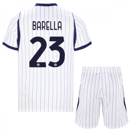 Inter Milan Barella 23 Matchtröjor Barn Borta Fotbollströja 2026-27