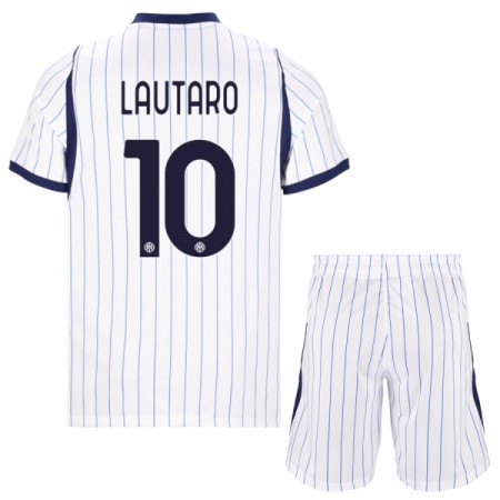 Inter Milan Lautaro 10 Matchtröjor Barn Borta Fotbollströja 2026-27