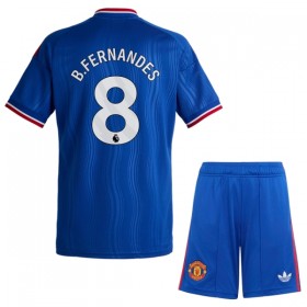 Manchester United B. Fernandes 8 Matchtröjor Barn Borta Fotbollströja 2026-27