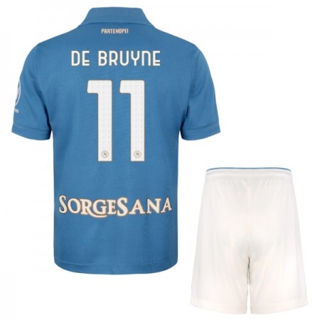 SSC Napoli De Bruyne 11 Matchtröjor Barn Hemma Fotbollströja 2026-27