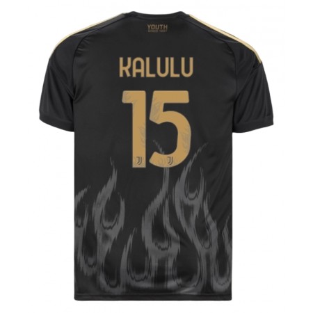 Juventus Kalulu 15 Matchtröjor Tredje Fotbollströja 2026-27 Juventus Kalulu 15 Matchtröjor Tredje Fotbollströja 2026-27