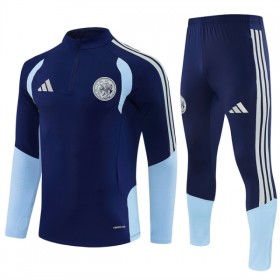 Ajax Trainings Sweatshirt Kvarts-Dragkedja 2026-27 Blå