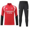Arsenal Trainings Sweatshirt Kvarts-Dragkedja 2026-27 Röd