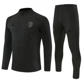 Arsenal Trainings Sweatshirt Kvarts-Dragkedja 2026-27 Svart
