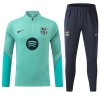 Barcelona Trainings Sweatshirt Kvarts-Dragkedja 2026-27 Grön Barcelona Trainings Sweatshirt Kvarts-Dragkedja 2026-27 Grön