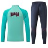 Barcelona Trainings Sweatshirt Kvarts-Dragkedja 2026-27 Grön