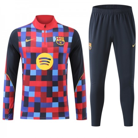 Barcelona Trainings Sweatshirt Kvarts-Dragkedja 2026-27 Röd Barcelona Trainings Sweatshirt Kvarts-Dragkedja 2026-27 Röd