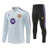 Barcelona Trainings Sweatshirt Kvarts-Dragkedja 2026-27 Vit Barcelona Trainings Sweatshirt Kvarts-Dragkedja 2026-27 Vit