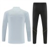Barcelona Trainings Sweatshirt Kvarts-Dragkedja 2026-27 Vit