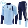 Barn Ajax Trainings Sweatshirt Kvarts-Dragkedja 2026-27 Blå Barn Ajax Trainings Sweatshirt Kvarts-Dragkedja 2026-27 Blå