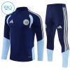 Barn Ajax Trainings Sweatshirt Kvarts-Dragkedja 2026-27 Blå Barn Ajax Trainings Sweatshirt Kvarts-Dragkedja 2026-27 Blå