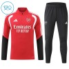 Barn Arsenal Trainings Sweatshirt Kvarts-Dragkedja 2026-27 Röd Barn Arsenal Trainings Sweatshirt Kvarts-Dragkedja 2026-27 Röd