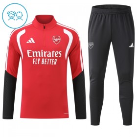 Barn Arsenal Trainings Sweatshirt Kvarts-Dragkedja 2026-27 Röd