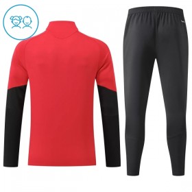 Barn Arsenal Trainings Sweatshirt Kvarts-Dragkedja 2026-27 Röd