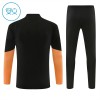 Barn Arsenal Trainings Sweatshirt Kvarts-Dragkedja 2026-27 Svart