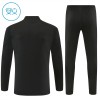 Barn Arsenal Trainings Sweatshirt Kvarts-Dragkedja 2026-27 Svart