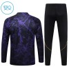 Barn Barcelona Trainings Sweatshirt Kvarts-Dragkedja 2026-27 Svart