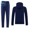 Barn Bayern München Hoodie Trainings Sweatshirt 2026-27 Navy