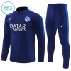 Barn Inter Milan Trainings Sweatshirt Kvarts-Dragkedja 2026-27 Blå Barn Inter Milan Trainings Sweatshirt Kvarts-Dragkedja 2026-27 Blå