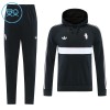 Barn Juventus Hoodie Trainings Sweatshirt 2026-27 Svart