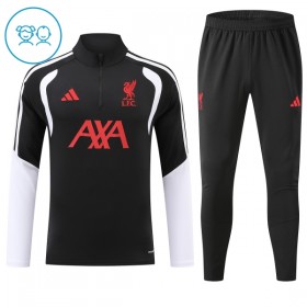 Barn Liverpool Trainings Sweatshirt Kvarts-Dragkedja 2026-27 Svart