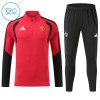 Barn Manchester United Trainings Sweatshirt Kvarts-Dragkedja 2026-27 Röd Barn Manchester United Trainings Sweatshirt Kvarts-Dragkedja 2026-27 Röd