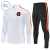 Barn Nederländerna Trainings Sweatshirt Kvarts-Dragkedja 2026-27 Vit Barn Nederländerna Trainings Sweatshirt Kvarts-Dragkedja 2026-27 Vit