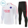 Barn Paris Saint-Germain Trainings Sweatshirt Kvarts-Dragkedja 2026-27 Vit Barn Paris Saint-Germain Trainings Sweatshirt Kvarts-Dragkedja 2026-27 Vit