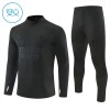 Barn Real Madrid Trainings Sweatshirt Kvarts-Dragkedja 2026-27 Svart Barn Real Madrid Trainings Sweatshirt Kvarts-Dragkedja 2026-27 Svart