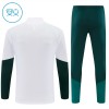 Barn Real Madrid Trainings Sweatshirt Kvarts-Dragkedja 2026-27 Vit