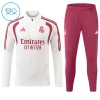 Barn Real Madrid Trainings Sweatshirt Kvarts-Dragkedja 2026-27 Vit Barn Real Madrid Trainings Sweatshirt Kvarts-Dragkedja 2026-27 Vit