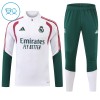 Barn Real Madrid Trainings Sweatshirt Kvarts-Dragkedja 2026-27 Vit Barn Real Madrid Trainings Sweatshirt Kvarts-Dragkedja 2026-27 Vit