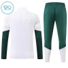Barn Real Madrid Trainings Sweatshirt Kvarts-Dragkedja 2026-27 Vit