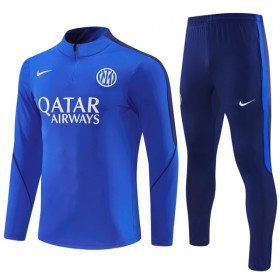 Inter Milan Trainings Sweatshirt Kvarts-Dragkedja 2026-27 Blå