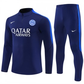 Inter Milan Trainings Sweatshirt Kvarts-Dragkedja 2026-27 Blå