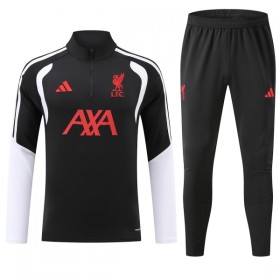 Liverpool Trainings Sweatshirt Kvarts-Dragkedja 2026-27 Svart