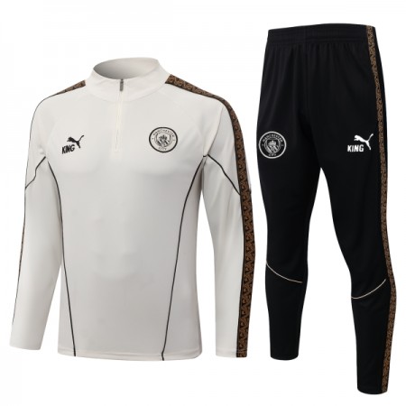 Manchester City Trainings Sweatshirt Kvarts-Dragkedja 2026-27 Grå