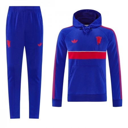 Manchester United Hoodie Trainings Sweatshirt 2026-27 Blå Manchester United Hoodie Trainings Sweatshirt 2026-27 Blå