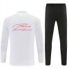 Paris Saint-Germain Trainings Sweatshirt Kvarts-Dragkedja 2026-27 Vit