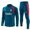 Portugal Trainings Sweatshirt Kvarts-Dragkedja 2026-27 Blå Portugal Trainings Sweatshirt Kvarts-Dragkedja 2026-27 Blå
