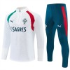 Portugal Trainings Sweatshirt Kvarts-Dragkedja 2026-27 Vit Portugal Trainings Sweatshirt Kvarts-Dragkedja 2026-27 Vit