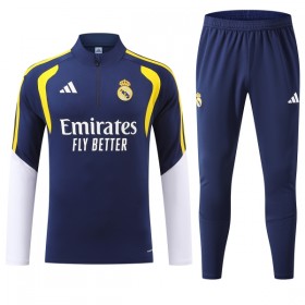 Real Madrid Trainings Sweatshirt Kvarts-Dragkedja 2026-27 Blå