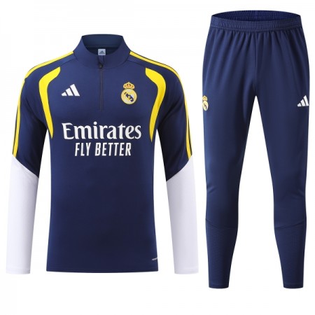 Real Madrid Trainings Sweatshirt Kvarts-Dragkedja 2026-27 Blå Real Madrid Trainings Sweatshirt Kvarts-Dragkedja 2026-27 Blå